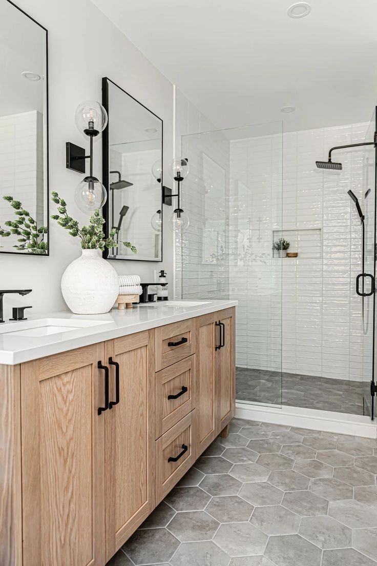 Custom bathroom build by Plagos Construction